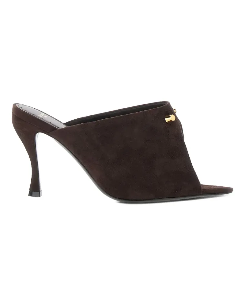 Balenciaga Midnight City mules in testa di moro - Braun Braun