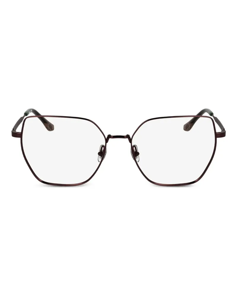 Lacoste Brille mit geometrischem Gestell - Rot Rot