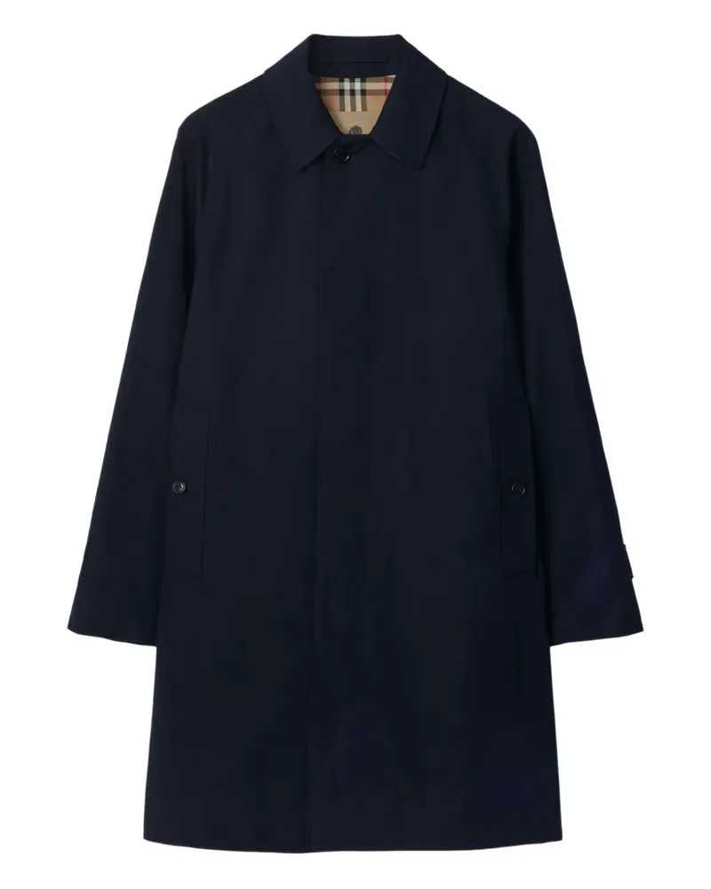 Burberry Camden Mantel mit Raglanärmeln - Blau Blau