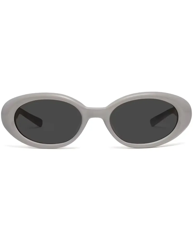 Gentle Monster x Maison Margiela Sonnenbrille mit ovalem Gestell - Grau Grau
