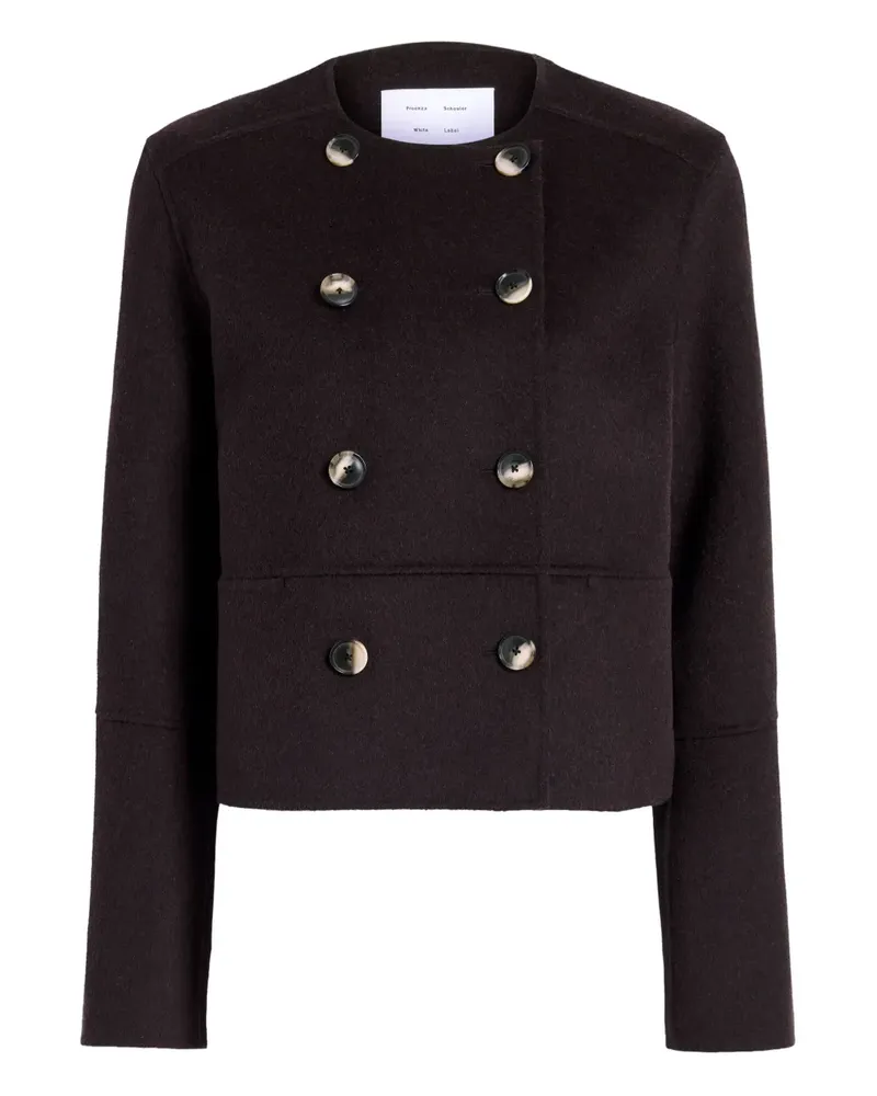 Proenza Schouler Doppelreihige Courtney Jacke - Braun Braun