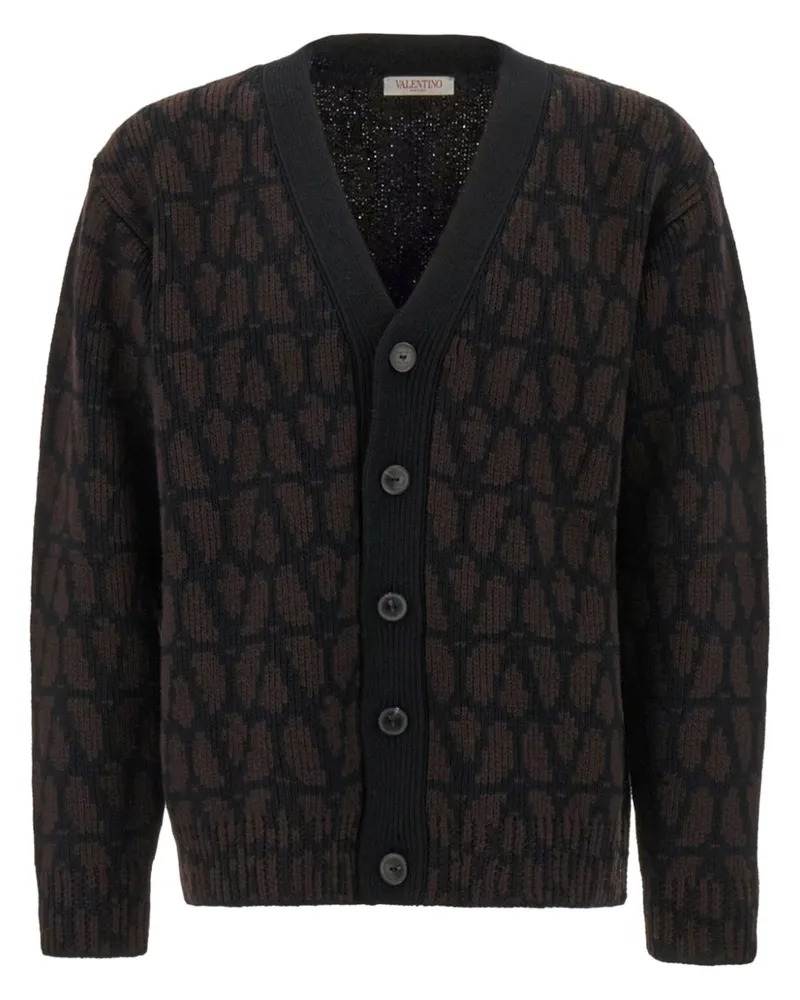 Valentino Garavani Toile Iconographe Cardigan - Braun Braun
