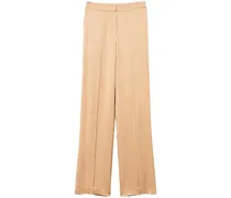 Satinhose mit geradem Bein - Nude