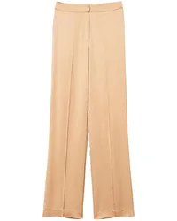 Twin-Set Satinhose mit geradem Bein Nude