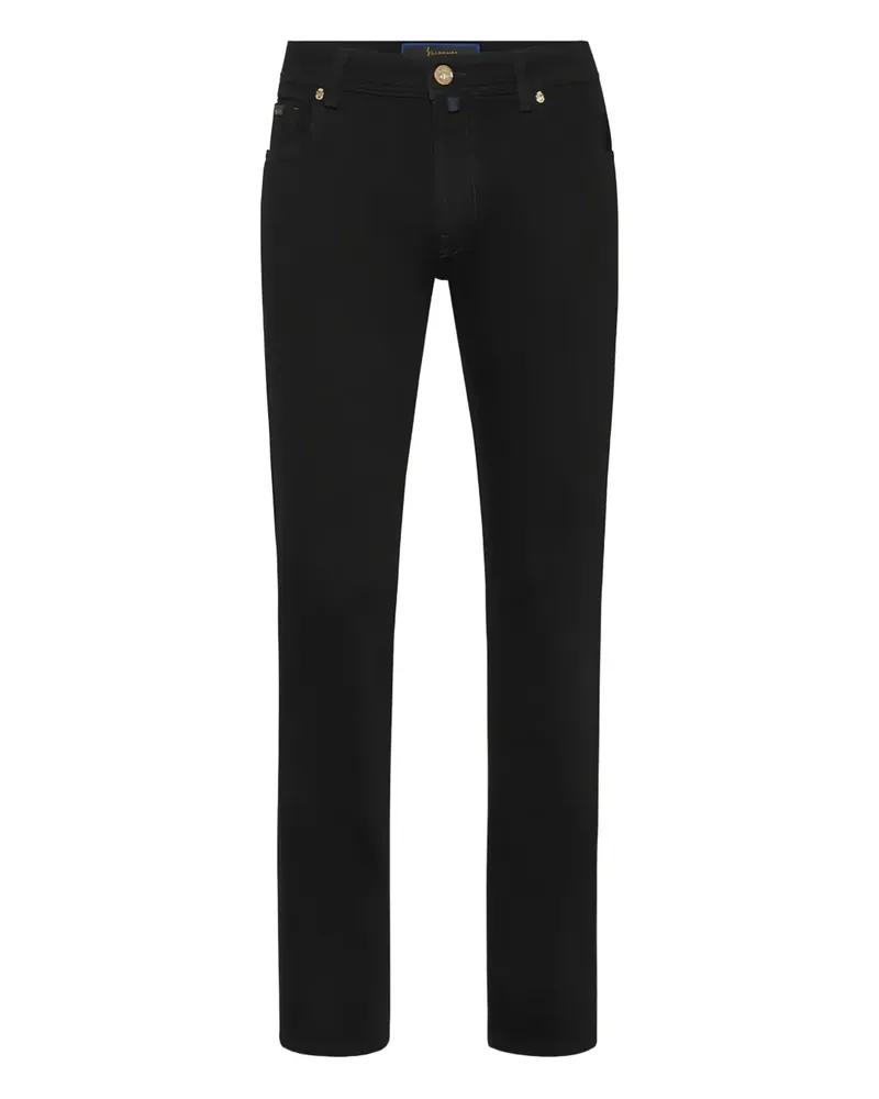 Billionaire Jeans mit Knopfverschluss - Schwarz Schwarz
