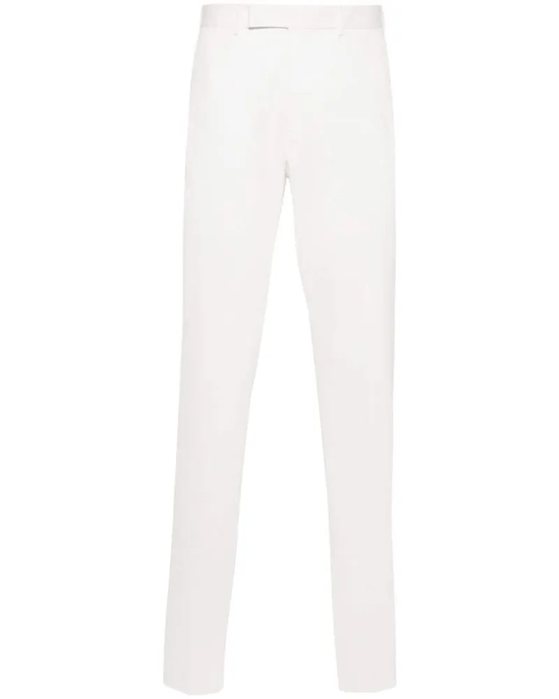 Ermenegildo Zegna Hose aus Twill - Weiß Weiß