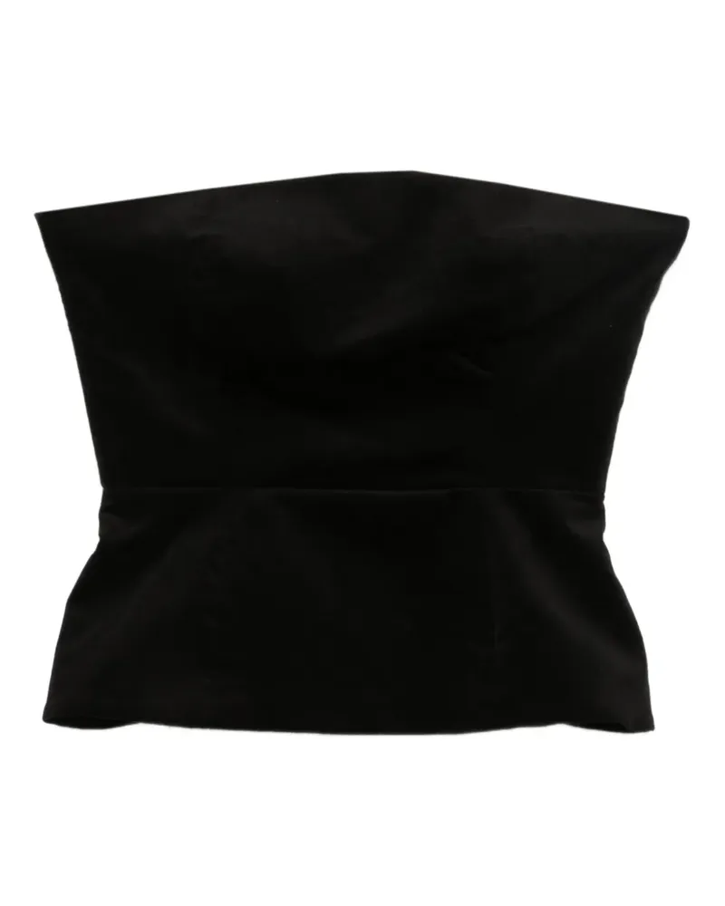P.A.R.O.S.H. P.A.R.O H. Top mit Schößchen - Schwarz Schwarz