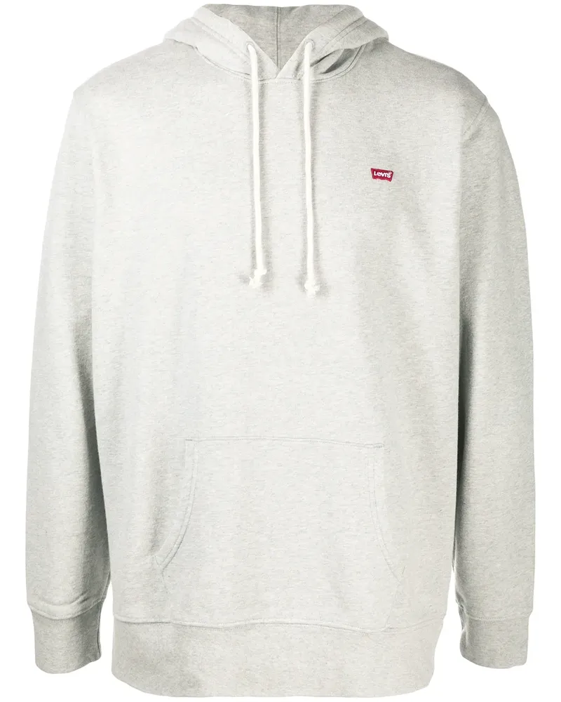 Levi's Kapuzenpullover mit Logo - Grau Grau