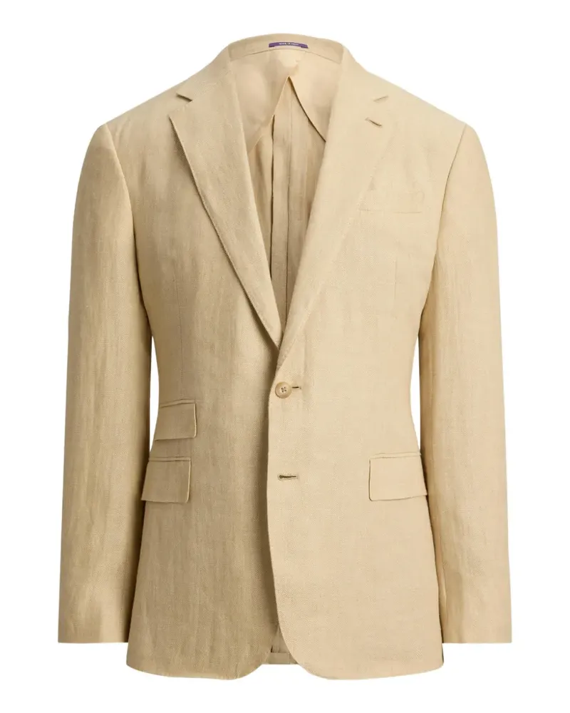 Ralph Lauren Kent Anzugjacke aus Leinen - Nude Nude
