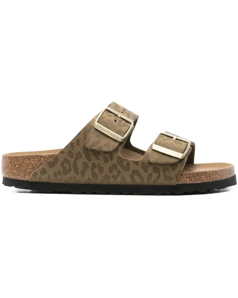 Birkenstock Arizona Sandalen mit Leoparden-Print - Braun Braun