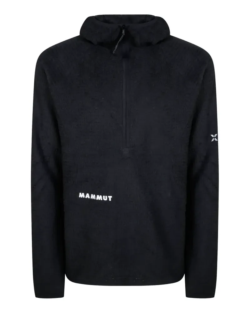 Mammut Eiger Free ML Air Kapuzenjacke mit kurzem Reißverschluss - Schwarz Schwarz