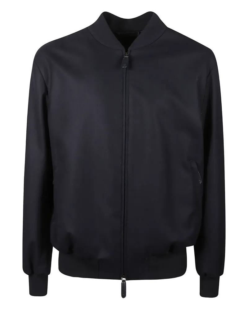 Giorgio Armani felted jacket - Blau Blau