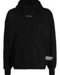 Izzue x Neighborhood Sweatshirt mit Kordelzug Schwarz