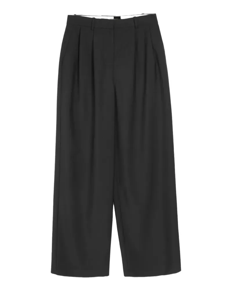 Vera Wang Hudson pleated tailored trousers - Schwarz Schwarz