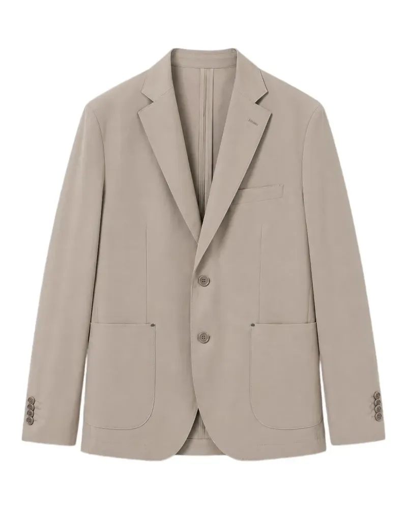 Manuel Ritz notched-lapel single-breasted blazer - Braun Braun