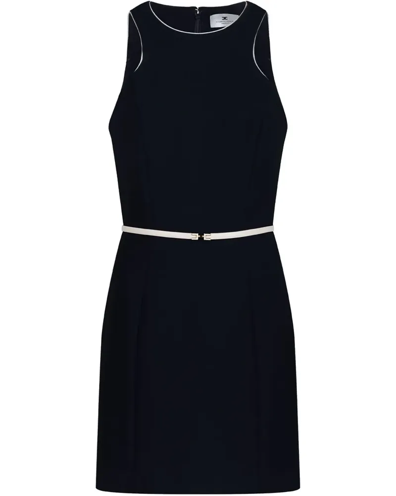 Elisabetta Franchi Minikleid mit Gürtel - Schwarz Schwarz