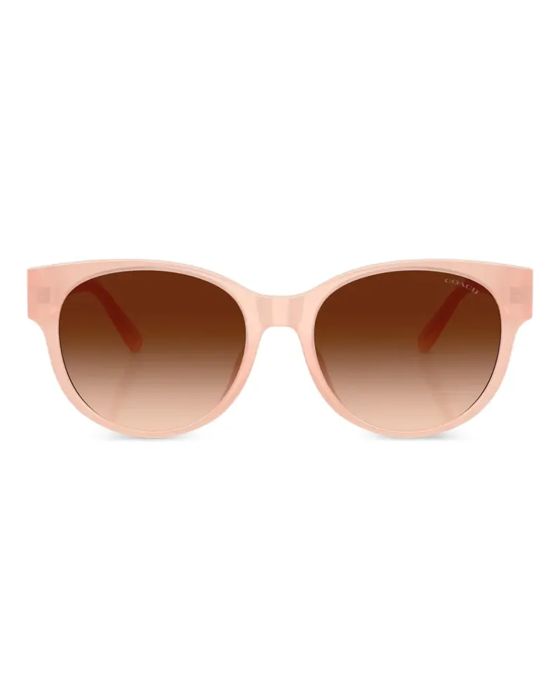 Coach Brille mit rundem Gestell - Rosa Rosa