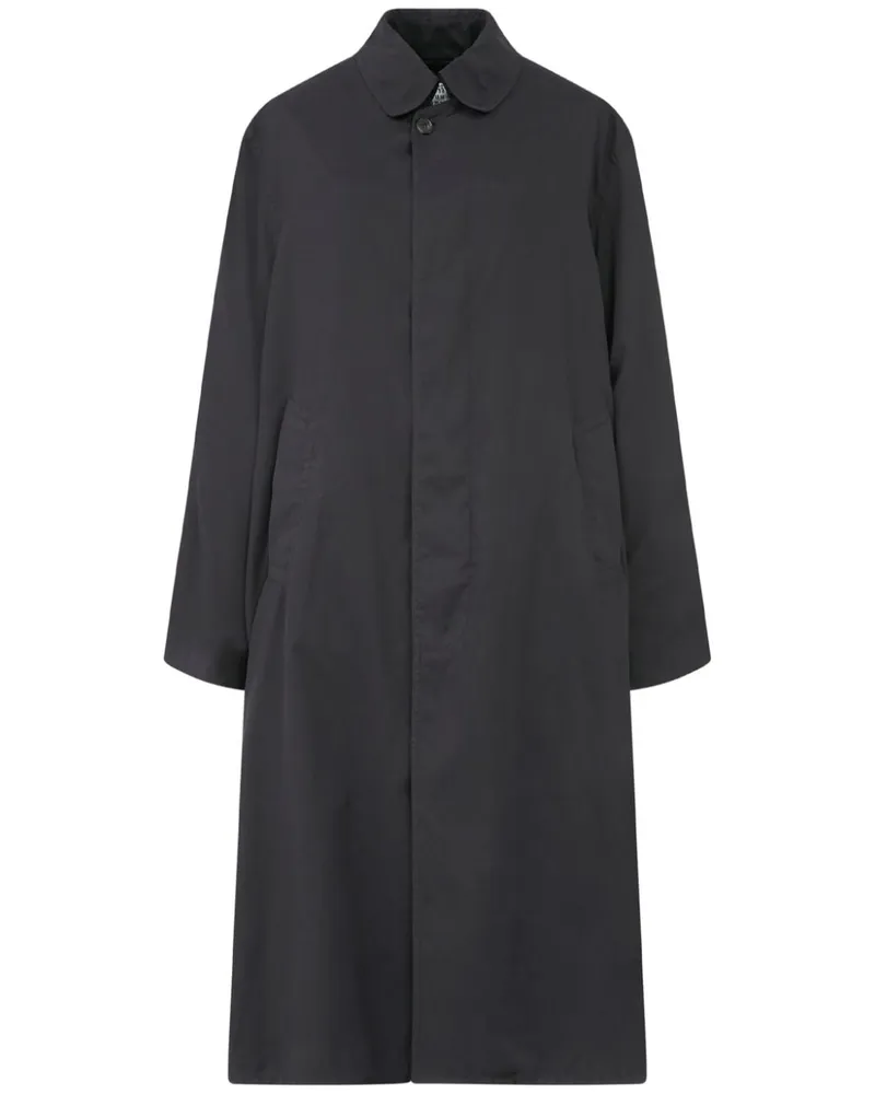 Maison Margiela Klassischer Trenchcoat Schwarz