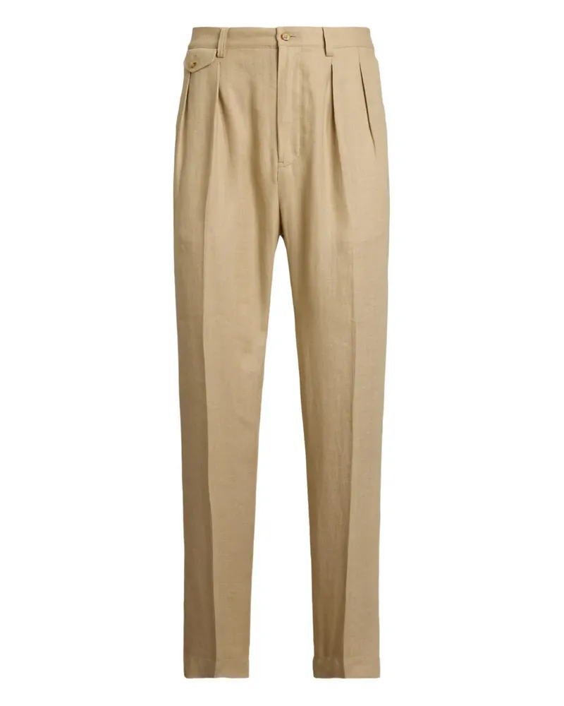 Ralph Lauren Plissierte Hose - Nude Nude