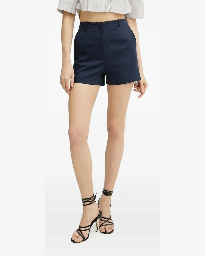Patrizia Pepe Shorts mit Logo-Schild - Blau Blau