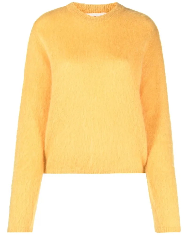 Marni Pullover mit rundem Ausschnitt - Gelb Gelb