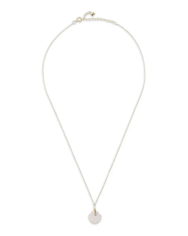 MATEO Halskette mit Diamant und Quarz - Gold Gold