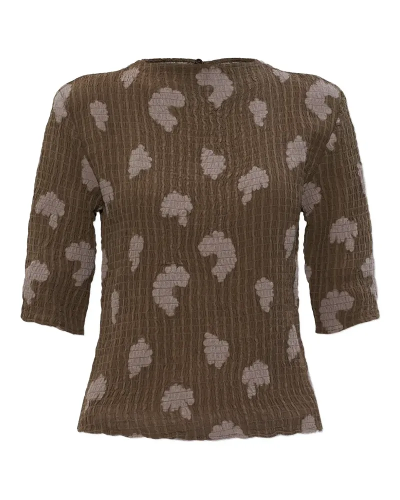 Samsøe & Samsøe Safrida floral-print top - Braun Braun