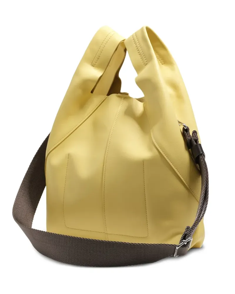 BIMBA Y LOLA Mittelgroße Paper Tote Bag - Gelb Gelb