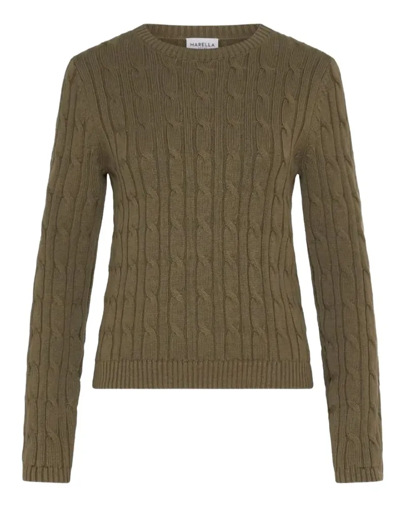 MARELLA Calibri cable-knit sweater - Grün Grün