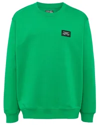 Izzue Sweatshirt mit Logo-Patch Grün