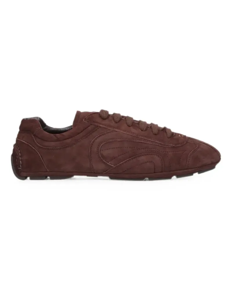 Prada Montecarlo Re-Edition 2005 suede sneakers - Braun Braun