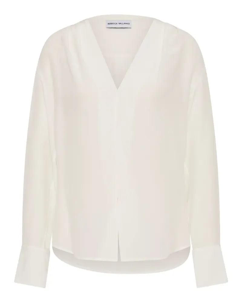 Rebecca Vallance Lavon V-neck blouse - Nude Nude