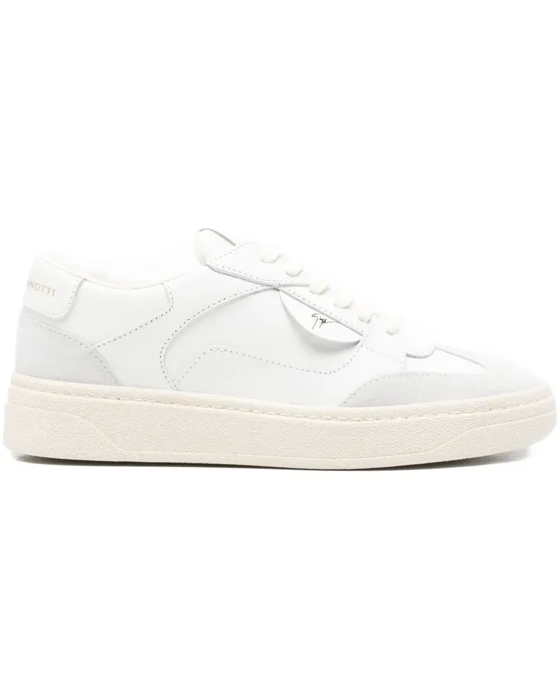 Giuseppe Zanotti Sneakers mit Einsätzen - Weiß Weiß
