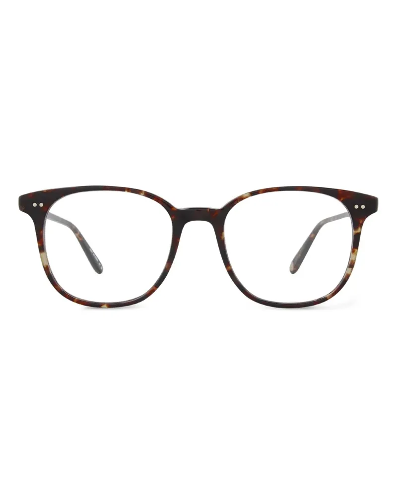 Garrett Leight Carrol Brille in Schildpattoptik - Braun Braun