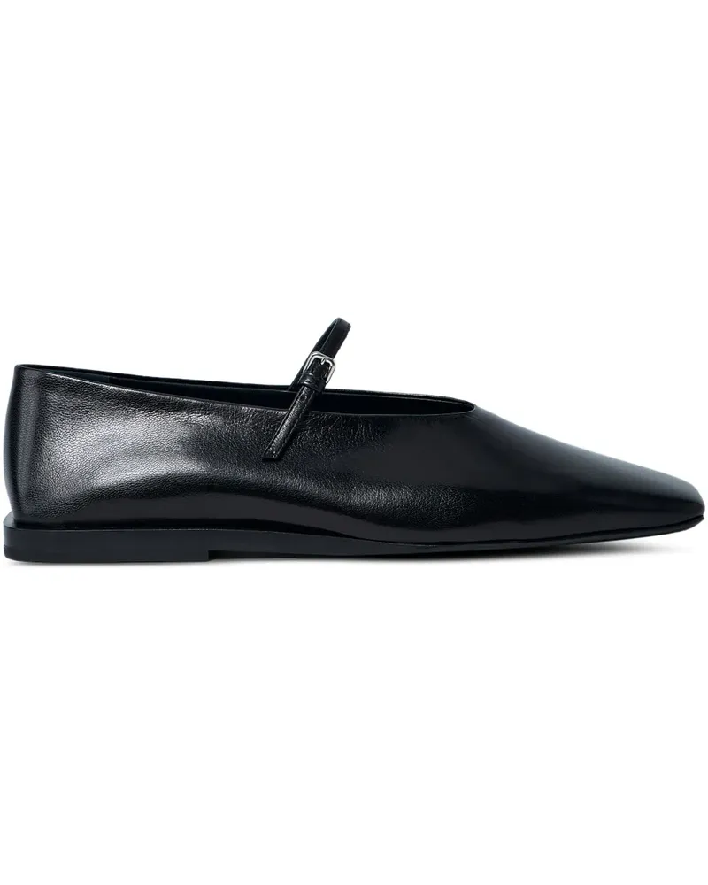 Jil Sander Ballerinas aus Leder - Schwarz Schwarz
