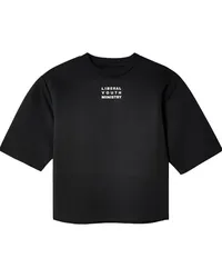 Liberal Youth Ministry T-Shirt mit Logo-Print Schwarz