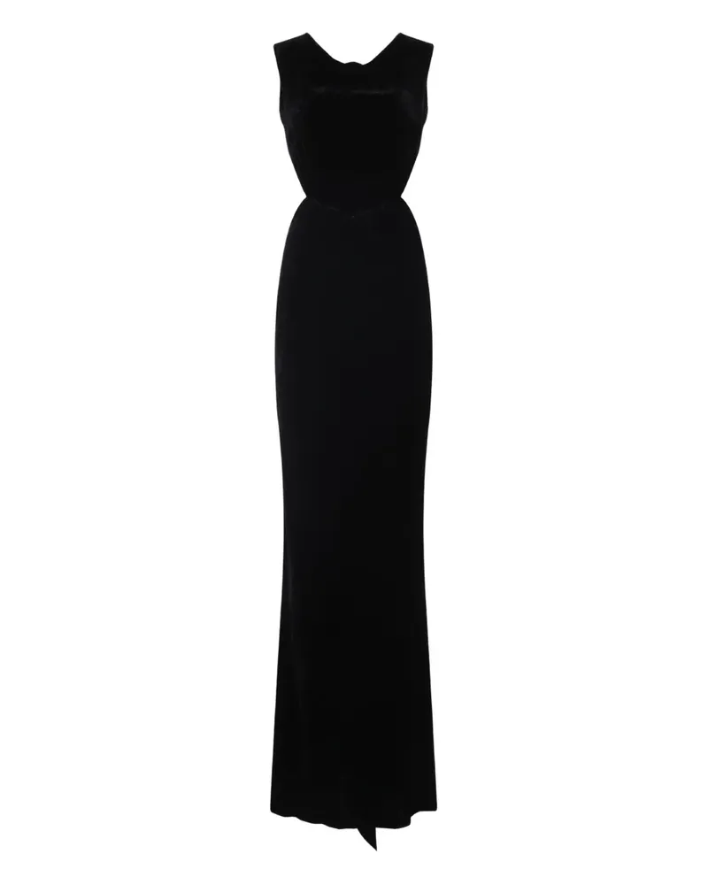Rick Owens Maxikleid mit Cut-Outs - Schwarz Schwarz