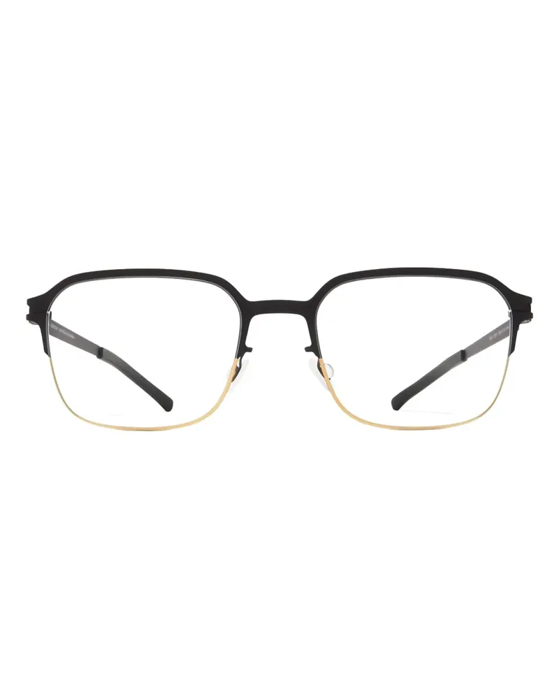 Mykita Brille mit eckigem Gestell - Schwarz Schwarz