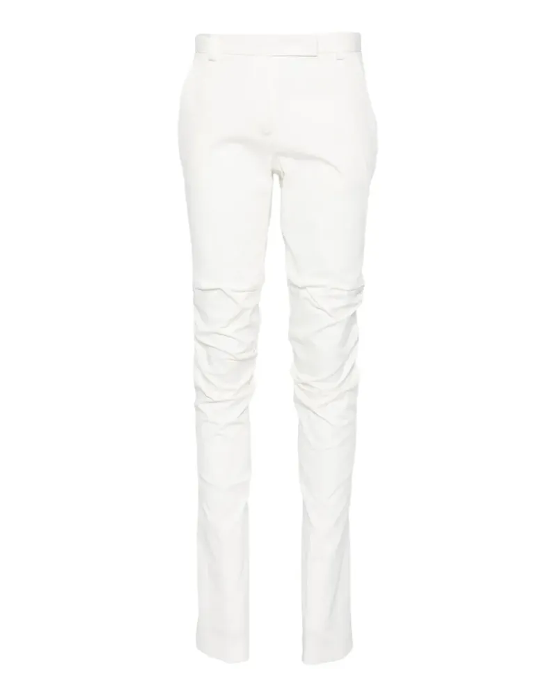 Patrizia Pepe Geraffte Hose - Weiß Weiß