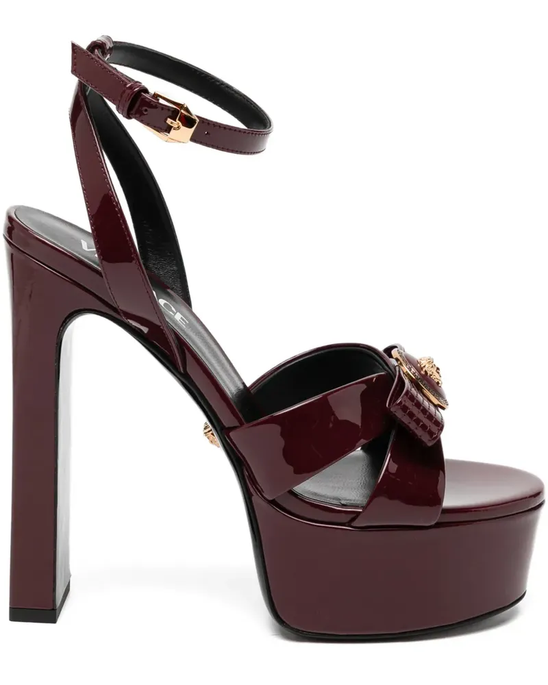 Versace 140mm Gianni ribbon sandals - Rot Rot