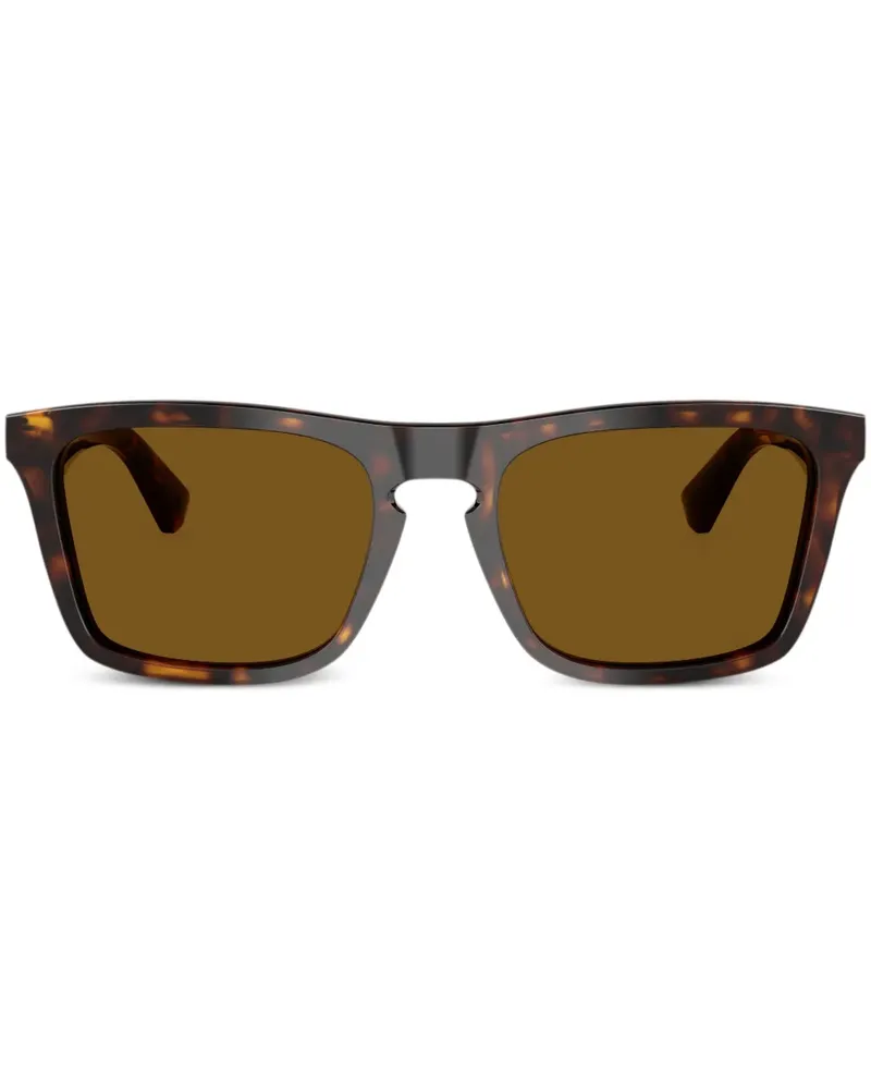 Burberry Sonnenbrille mit Logo-Print - Braun Braun