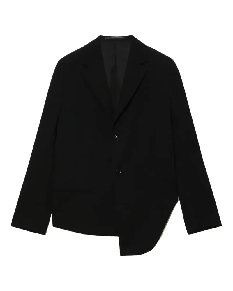 Yohji Yamamoto Klassisches Sakko - Schwarz Schwarz