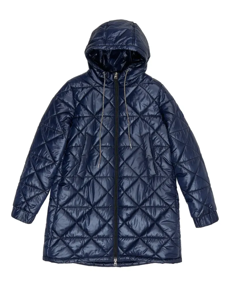 BIMBA Y LOLA Gesteppter Kapuzenmantel - Blau Blau