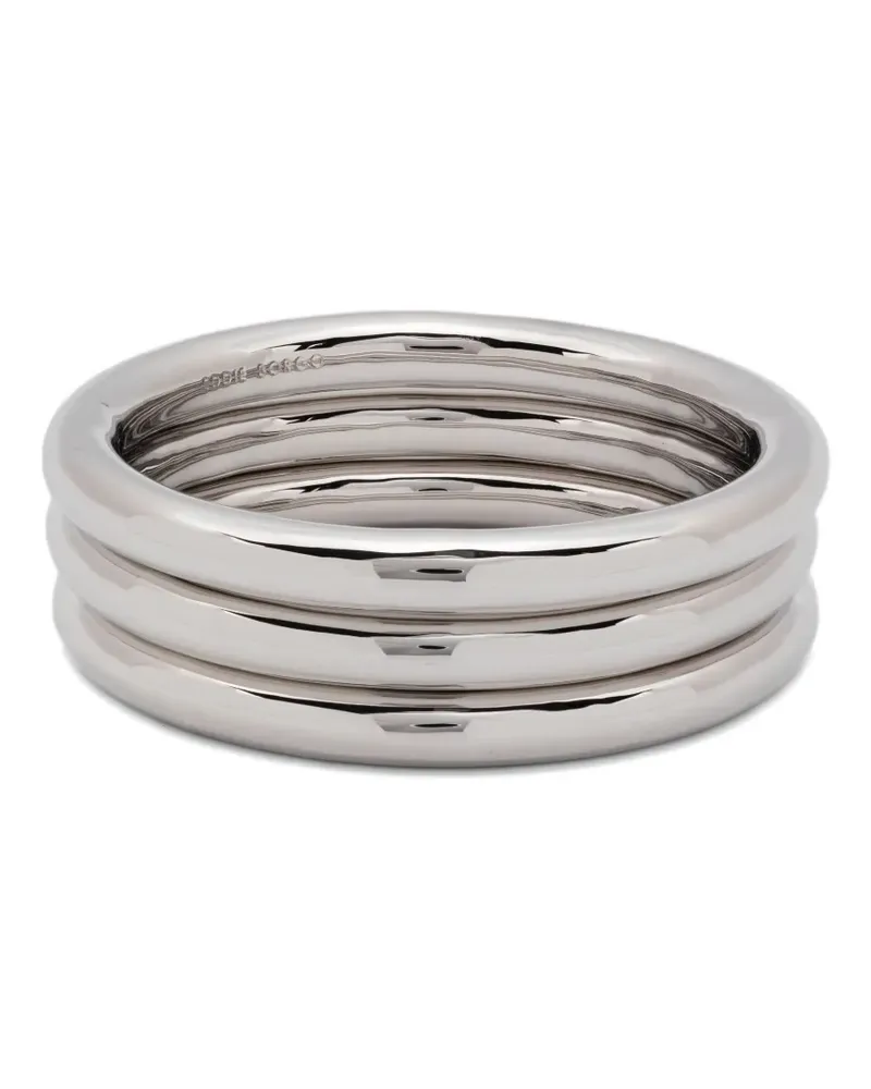 Eddie Borgo Armreifen mit Zylinderform (3er-Set) - Silber Silber
