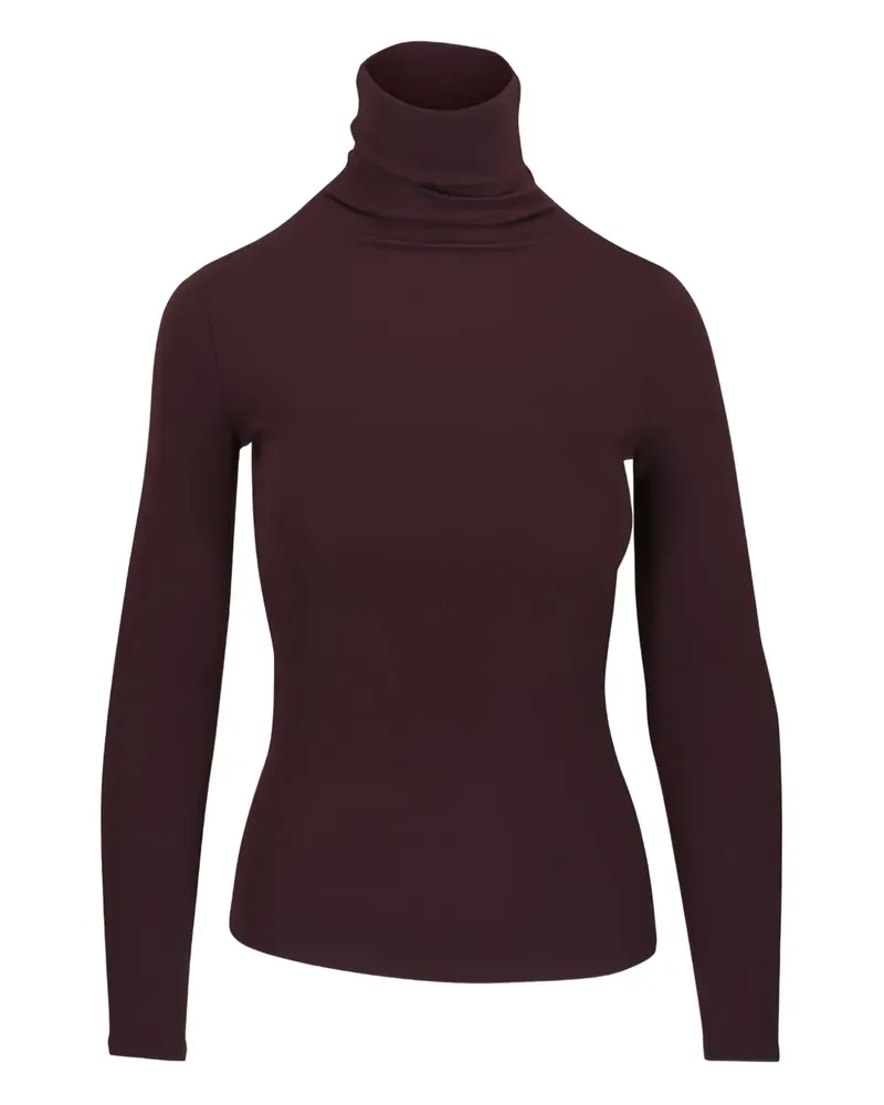 Adriano Goldschmied Chels Langarmshirt mit Rollkragen - Braun Braun