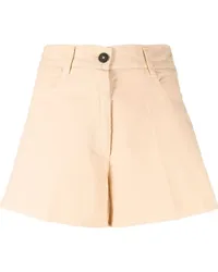 forte_forte Shorts aus Canvas Orange