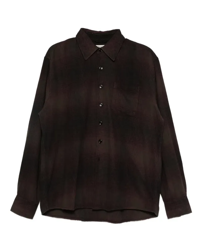 Our Legacy Above Hemd mit Cordial Dusk Check - Violett Violett