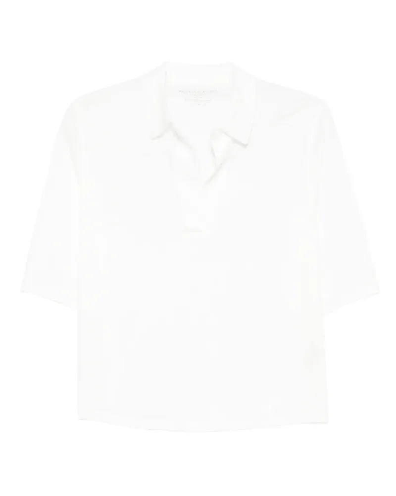 Majestic V-neck T-shirt - Weiß Weiß