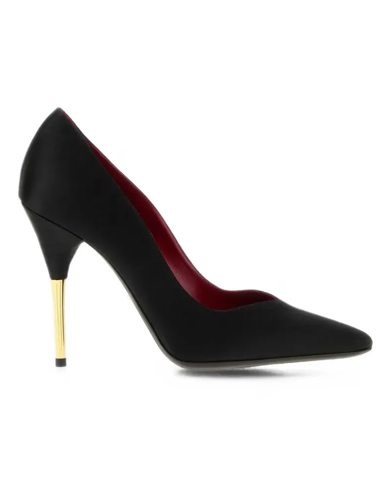 Valentino Garavani Énigme satin pumps - Schwarz Schwarz