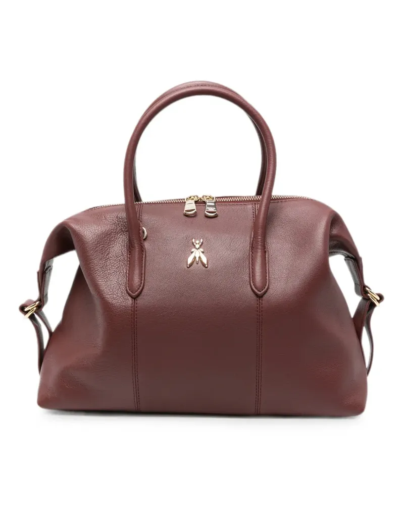 Patrizia Pepe leather tote bag - Braun Braun